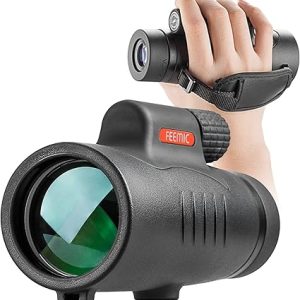 Monocular Telescope High Power 8x42 Monoculars Scope Compact Waterproof Fogproof Shockproof with Hand Strap for Adults Kids Bird Watching Hunting Camping Hiking Travling Wildlife Secenery